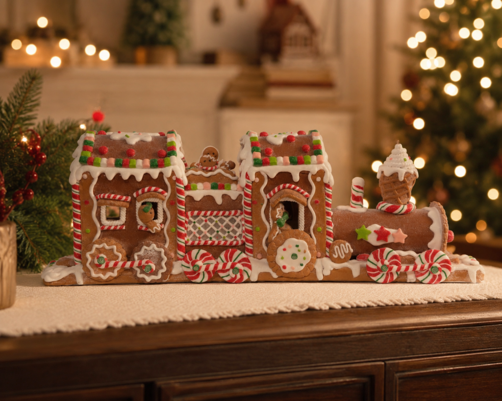 Set de 2 casas navideñas iluminadas de cristal blanco