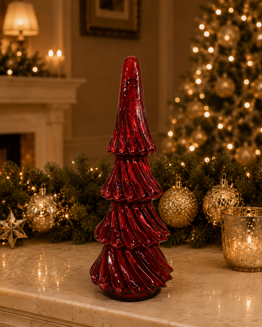 Árbol de cristal rojo – 37 cm